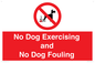 PV10407: No Dog Exercising and No Dog Fouling