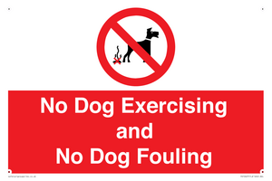 PV10407: No Dog Exercising and No Dog Fouling