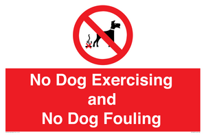 PV10407: No Dog Exercising and No Dog Fouling