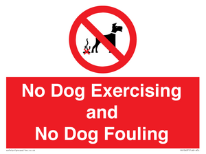 PV10407: No Dog Exercising and No Dog Fouling