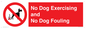 PV10407: No Dog Exercising and No Dog Fouling
