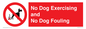 PV10407: No Dog Exercising and No Dog Fouling