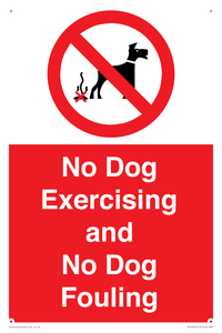 PV10407: No Dog Exercising and No Dog Fouling