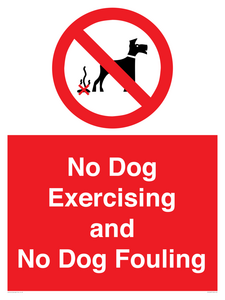 PV10407: No Dog Exercising and No Dog Fouling