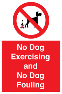 PV10407: No Dog Exercising and No Dog Fouling