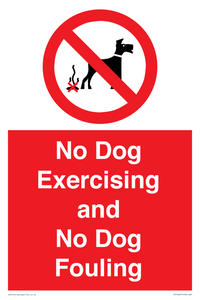 PV10407: No Dog Exercising and No Dog Fouling