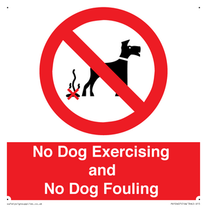 PV10407: No Dog Exercising and No Dog Fouling