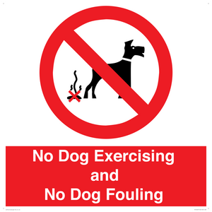 PV10407: No Dog Exercising and No Dog Fouling