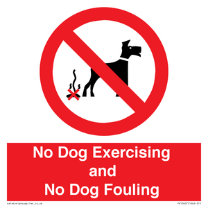 PV10407: No Dog Exercising and No Dog Fouling