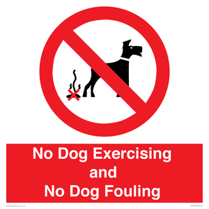 PV10407: No Dog Exercising and No Dog Fouling
