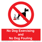PV10407: No Dog Exercising and No Dog Fouling