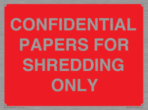 PV10415: CONFIDENTIAL PAPERS FOR SHREDDING ONLY