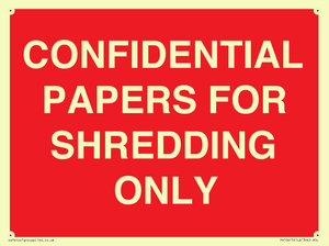 PV10415: CONFIDENTIAL PAPERS FOR SHREDDING ONLY
