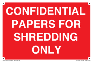PV10415: CONFIDENTIAL PAPERS FOR SHREDDING ONLY