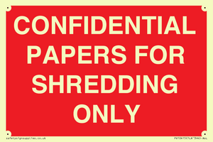 PV10415: CONFIDENTIAL PAPERS FOR SHREDDING ONLY