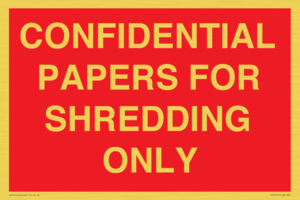 PV10415: CONFIDENTIAL PAPERS FOR SHREDDING ONLY