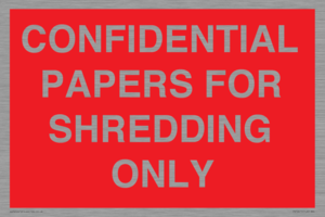 PV10415: CONFIDENTIAL PAPERS FOR SHREDDING ONLY