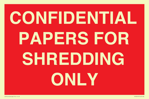 PV10415: CONFIDENTIAL PAPERS FOR SHREDDING ONLY