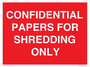 PV10415: CONFIDENTIAL PAPERS FOR SHREDDING ONLY