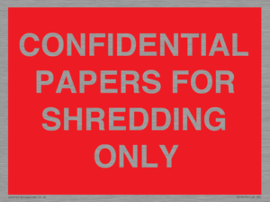 PV10415: CONFIDENTIAL PAPERS FOR SHREDDING ONLY