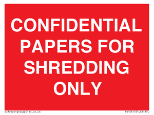 PV10415: CONFIDENTIAL PAPERS FOR SHREDDING ONLY
