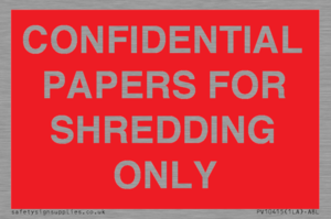 PV10415: CONFIDENTIAL PAPERS FOR SHREDDING ONLY