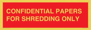 PV10415: CONFIDENTIAL PAPERS FOR SHREDDING ONLY