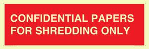 PV10415: CONFIDENTIAL PAPERS FOR SHREDDING ONLY