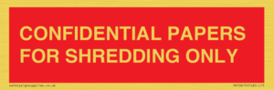 PV10415: CONFIDENTIAL PAPERS FOR SHREDDING ONLY