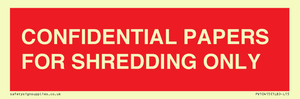 PV10415: CONFIDENTIAL PAPERS FOR SHREDDING ONLY