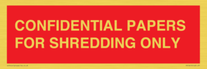 PV10415: CONFIDENTIAL PAPERS FOR SHREDDING ONLY