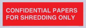 PV10415: CONFIDENTIAL PAPERS FOR SHREDDING ONLY