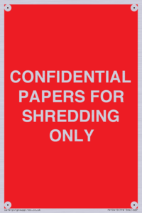 PV10415: CONFIDENTIAL PAPERS FOR SHREDDING ONLY