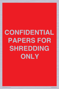PV10415: CONFIDENTIAL PAPERS FOR SHREDDING ONLY