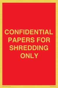 PV10415: CONFIDENTIAL PAPERS FOR SHREDDING ONLY