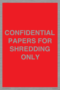PV10415: CONFIDENTIAL PAPERS FOR SHREDDING ONLY