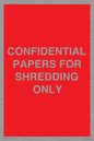 PV10415: CONFIDENTIAL PAPERS FOR SHREDDING ONLY