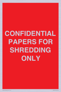 PV10415: CONFIDENTIAL PAPERS FOR SHREDDING ONLY