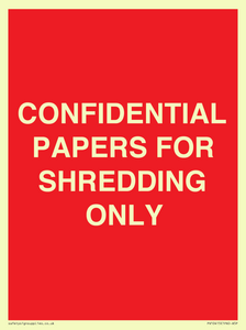 PV10415: CONFIDENTIAL PAPERS FOR SHREDDING ONLY
