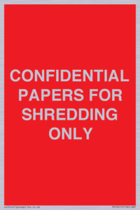 PV10415: CONFIDENTIAL PAPERS FOR SHREDDING ONLY