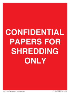 PV10415: CONFIDENTIAL PAPERS FOR SHREDDING ONLY