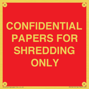 PV10415: CONFIDENTIAL PAPERS FOR SHREDDING ONLY