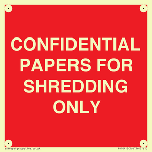 PV10415: CONFIDENTIAL PAPERS FOR SHREDDING ONLY