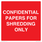 PV10415: CONFIDENTIAL PAPERS FOR SHREDDING ONLY