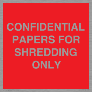 PV10415: CONFIDENTIAL PAPERS FOR SHREDDING ONLY