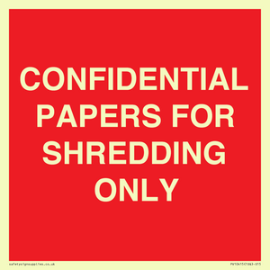 PV10415: CONFIDENTIAL PAPERS FOR SHREDDING ONLY