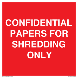 PV10415: CONFIDENTIAL PAPERS FOR SHREDDING ONLY
