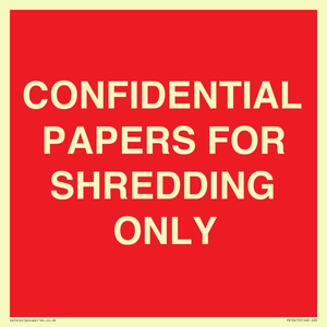 PV10415: CONFIDENTIAL PAPERS FOR SHREDDING ONLY
