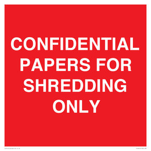 PV10415: CONFIDENTIAL PAPERS FOR SHREDDING ONLY