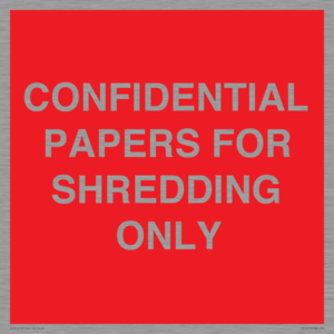 PV10415: CONFIDENTIAL PAPERS FOR SHREDDING ONLY